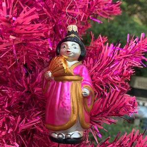 Japanese Girl Christmas Ornament